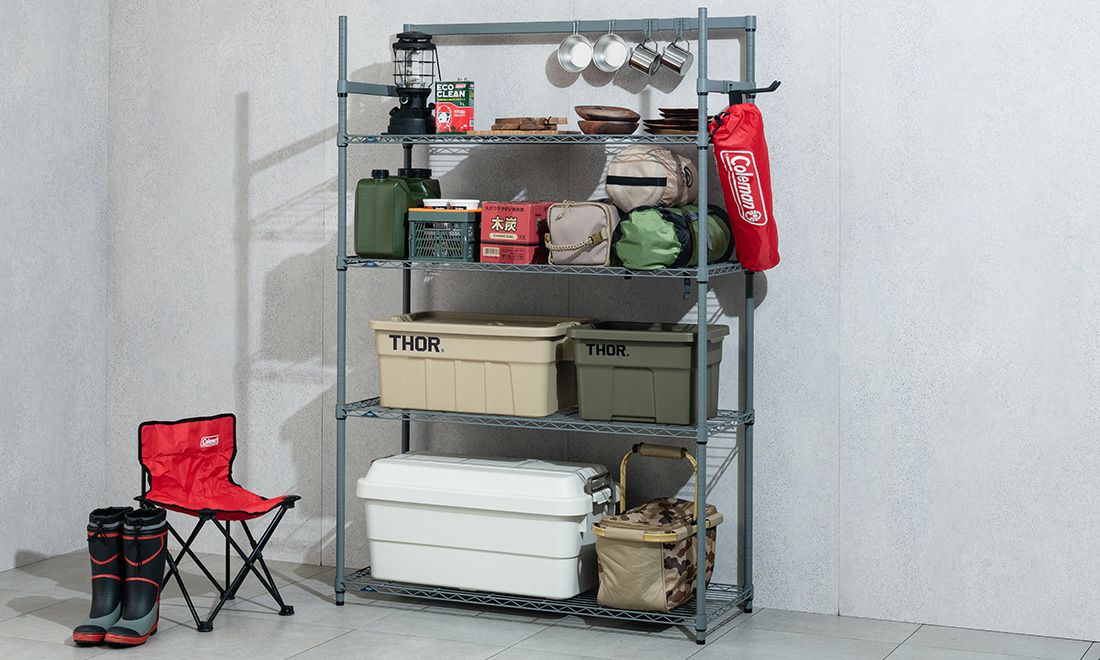 屋外用収納ラック | ルミナススチールラック公式通販