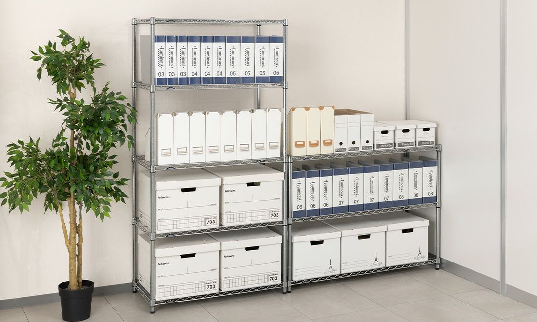 オフィス・書類収納 | ルミナススチールラック公式通販