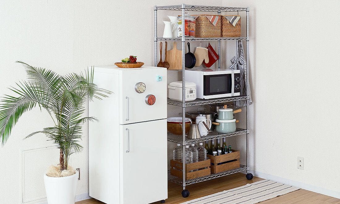 5段のスチールラック | ルミナスクラブショップ