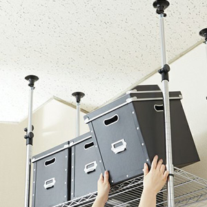 ラックを安定させたい