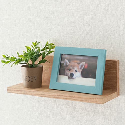壁面収納棚 L型 幅30×奥行11×高さ10cm ウォールラック ウォール