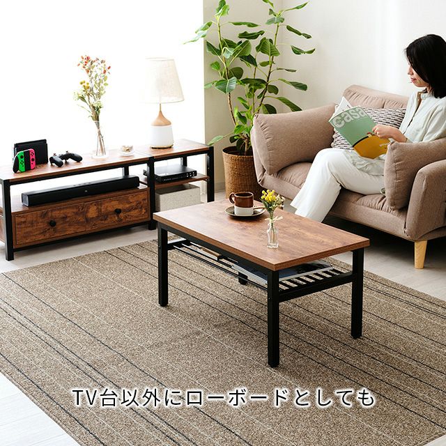 テレビ台 幅120㎝ 高級ガラステーブル