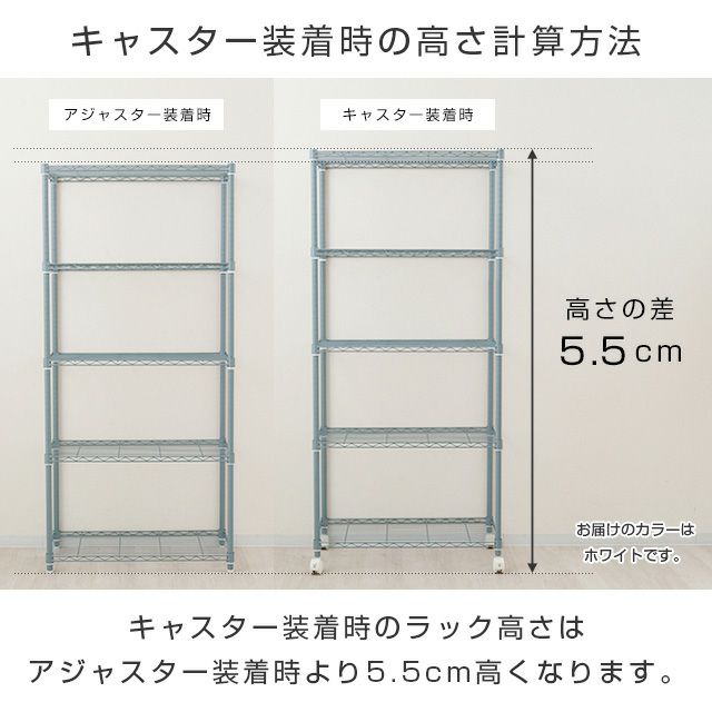 ナイロンキャスター 4個セット ルミナスラテ スチールラック ナイロンキャスター 4個セット ルミナスラテ スチールラック