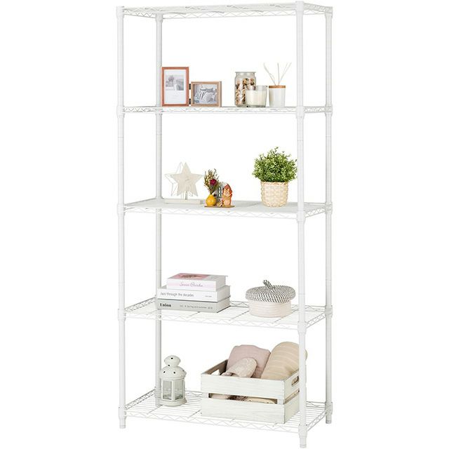 ルミナス スチールラック エリソンシリーズ ホワイト 幅60cm 5段 幅61