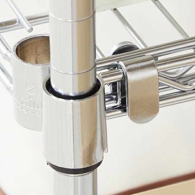 ラック連結コネクター ルミナスライト スチールラック ポール径19mm用