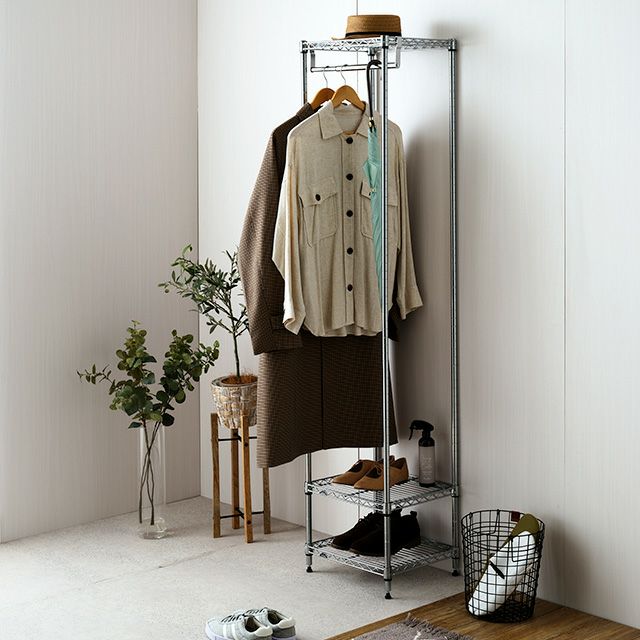 ルミナス　箱なし　ハンガーラック 3段 幅61cm 高さ209cm ルミナス 箱なし ハンガーラック 3段 幅61cm 高さ209cm ルミナス 箱