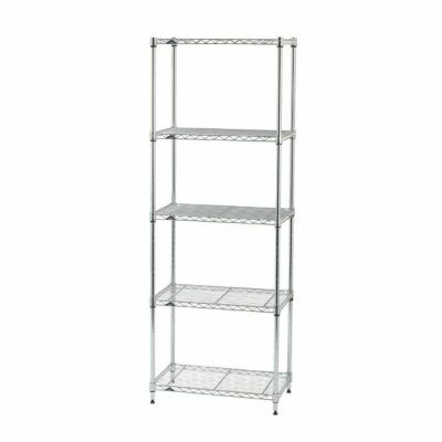 スチールラック 幅60cm 5段 フリーラック スリム 幅59.5×奥行29.5×高さ151.5cm M1560305 | ルミナスクラブショップ