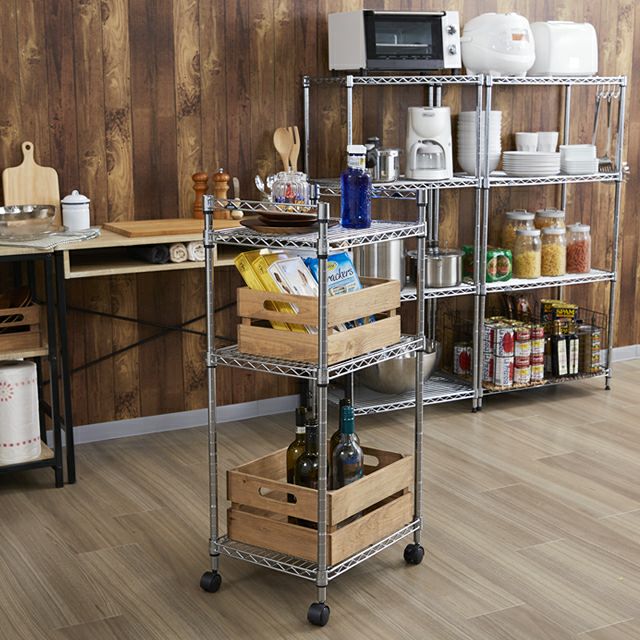 スチールラック 幅75cm 4段 ルミナスライト スチールラック 幅74.5