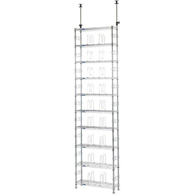 突っ張りラック 幅60cm 10段 ルミナスフィール スチールラック 幅63×奥行23×高220-280cm MD60-10T | ルミナス クラブショップ