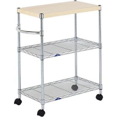 キッチンワゴン 幅80cm 4段 バタフライワゴン 木製 幅80.5(折り畳み時