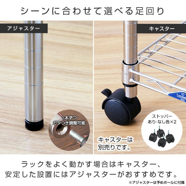 ラック ルミナス スリム スチールラック 幅120 奥行60 5段 棚 収納 キッチン 業務用 隙間収納 高さ174cm MK1218-5A