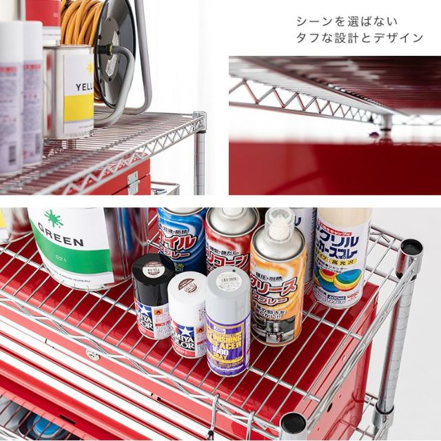 スチールラック 幅90cm 3段 ルミナスレギュラー 幅91.5×奥行35.5×高さ