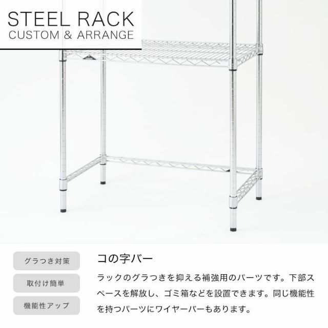スチールラック 幅75cm 3段 ルミナスレギュラー 幅76×奥行46×高