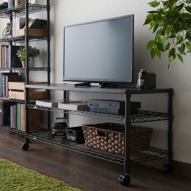 70%OFF】NITORI コネクトシリーズTVボード＋オープンシェルフ(テレビ 