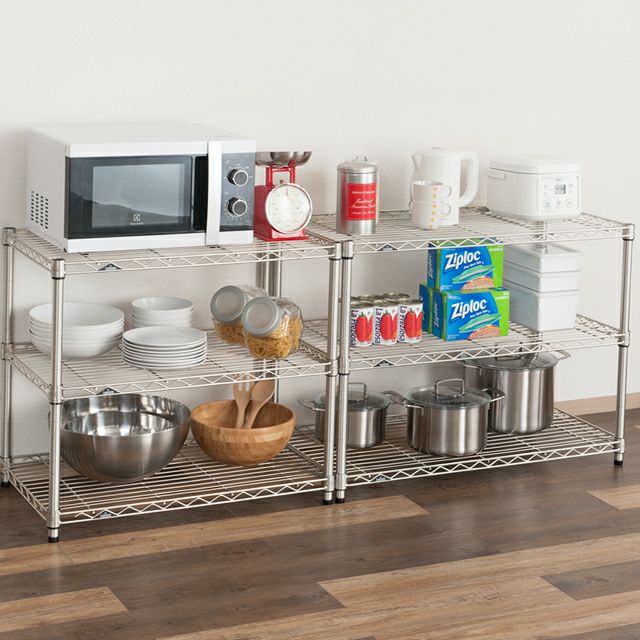 スチールシェルフ 幅61×奥行46cm ルミナスプレミアム スチールラック