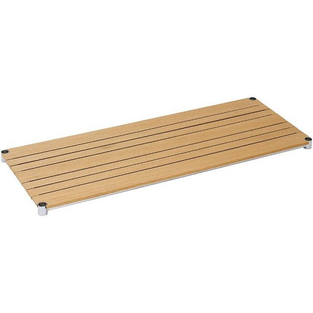 木製シェルフ 幅121.5×奥行46cm ルミナスレギュラー スチール