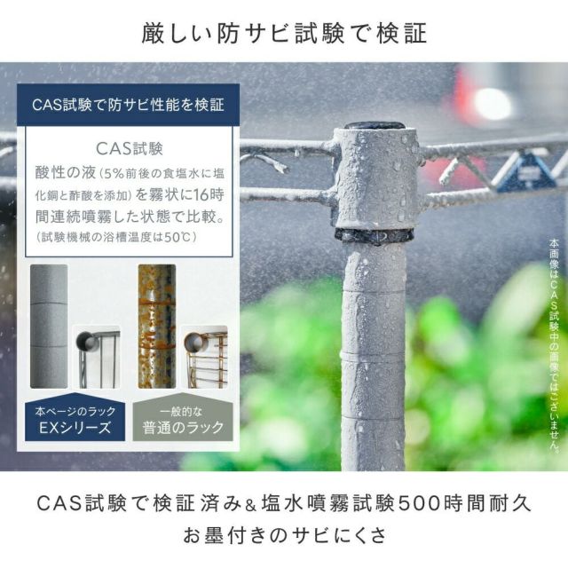 スチールラック 幅120cm 3段 幅121.5×奥行46×高さ90cm ルミナス スチールラック 幅120cm 3段 幅121.5×奥行46×高さ90cm ルミナス
